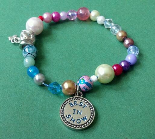 Beaded Best in Show Bracelet with Dog Charm