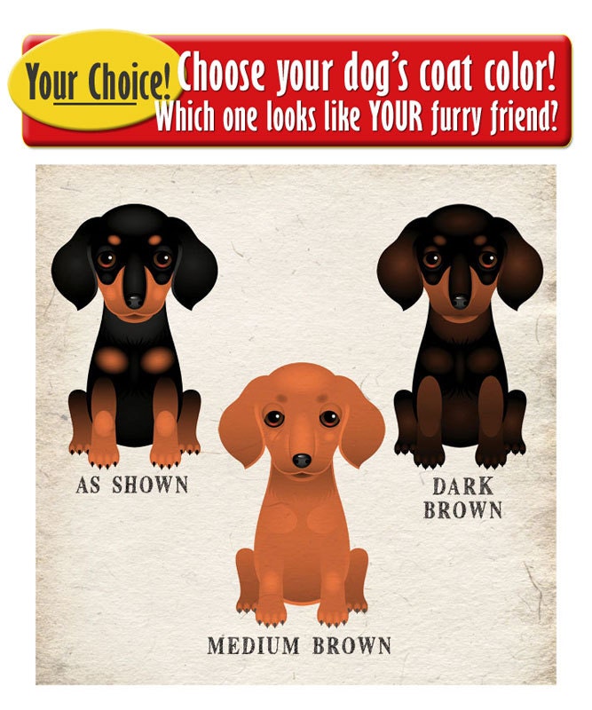Life is Better with a Dachshund Art Print 11x14 - Custom Dog Print