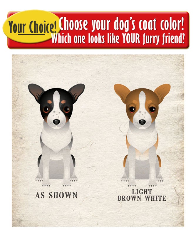 Life is Better with a Rat Terrier Art Print 11x14 - Custom Dog Print
