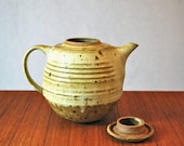 Vintage Stoneware Ceramic Teapot