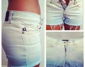 blue ombre dyed shorts (vintage express)