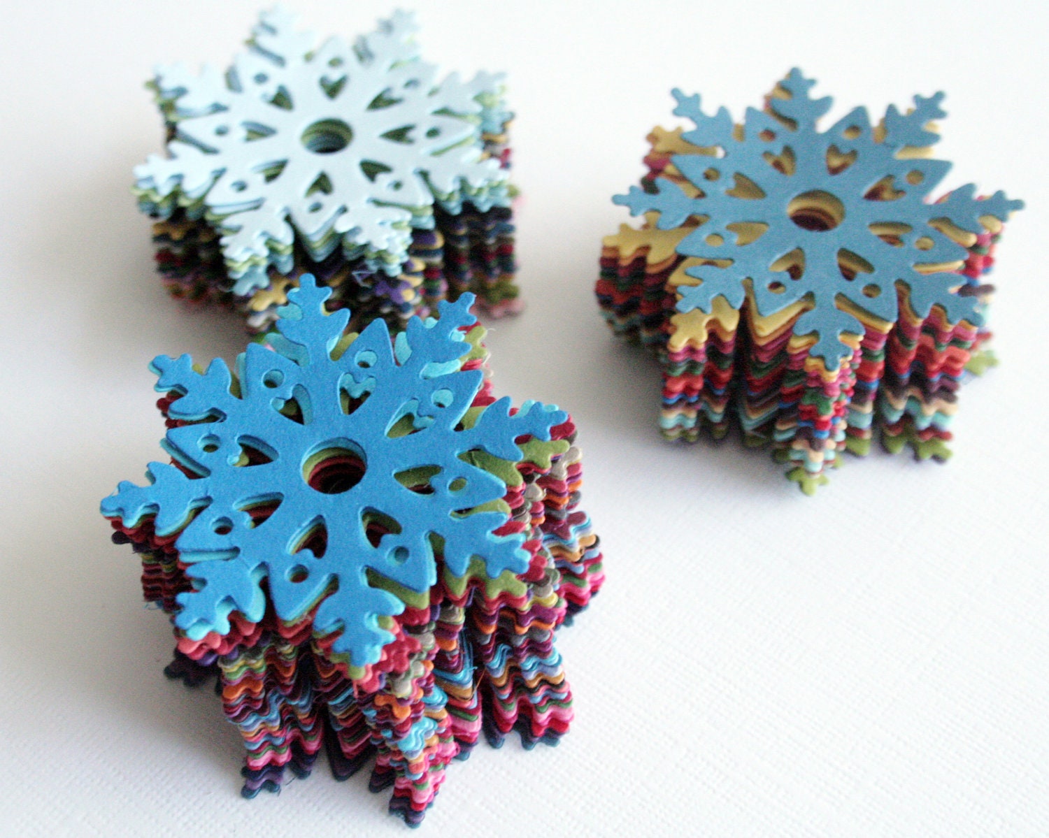 Valentine Paper Snowflakes Diecuts - your color choice