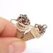 Summer Earrings - Tiny Hazelnut Ice Cream Cone