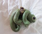 Little Lizard - Handmade Polymer Clay Sculpture