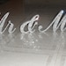 Swarovski Crystal "MR & MRS" standing sign