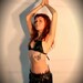 Recycled rubber Tribal Belly Dancing Costume
