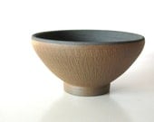 pottery bowl - wheel thrown bowl - ethnic ceramics - tribal home decor - textured surface
