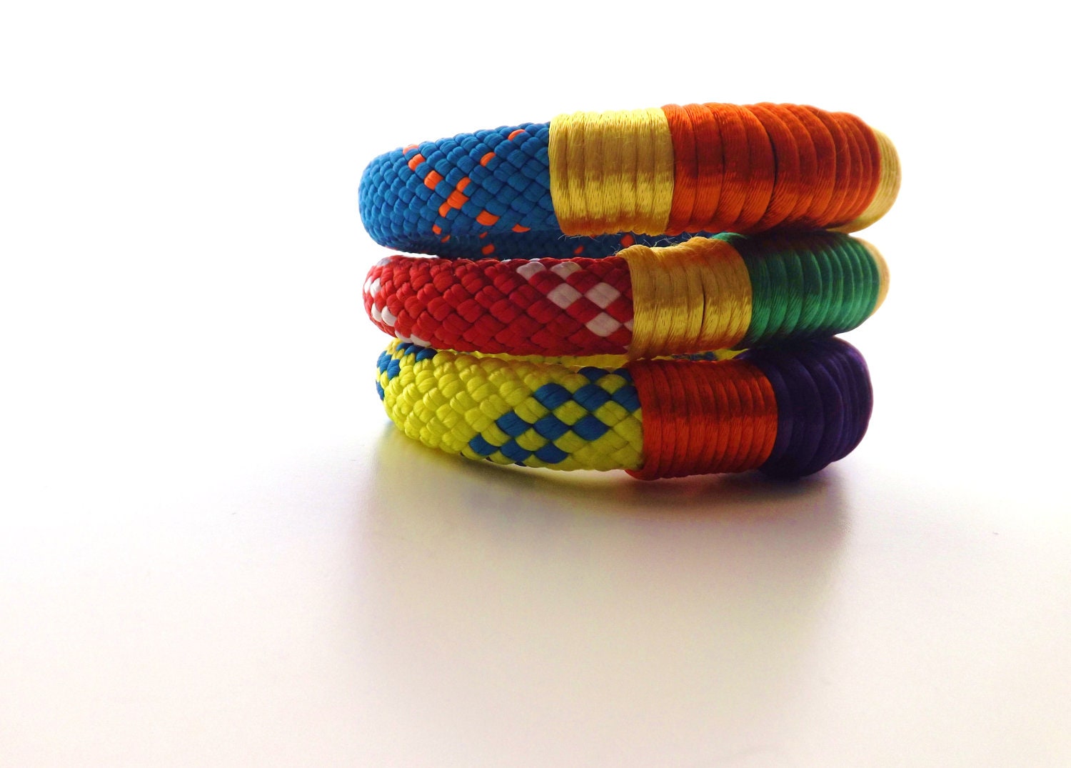 Red Marine Cord Bangle