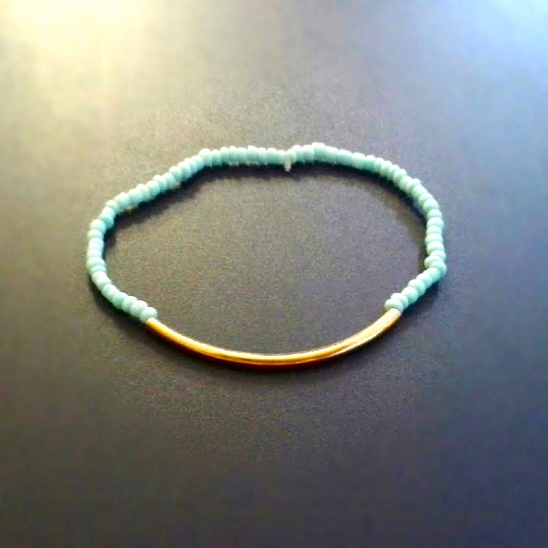 Beaded Curve Bracelet