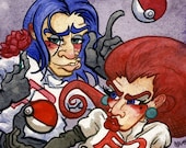 Team Rocket, Watercolor