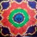 Mandala Tie Dye Chiffon Silk Scarf 44"x44"