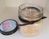 Oatmeal Cookie Soy Blend 8 oz. Mason Jar Soy Blend Candle Highly Scented
