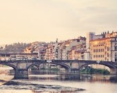 Florence city sunrise Italy travel photography 10x20 print