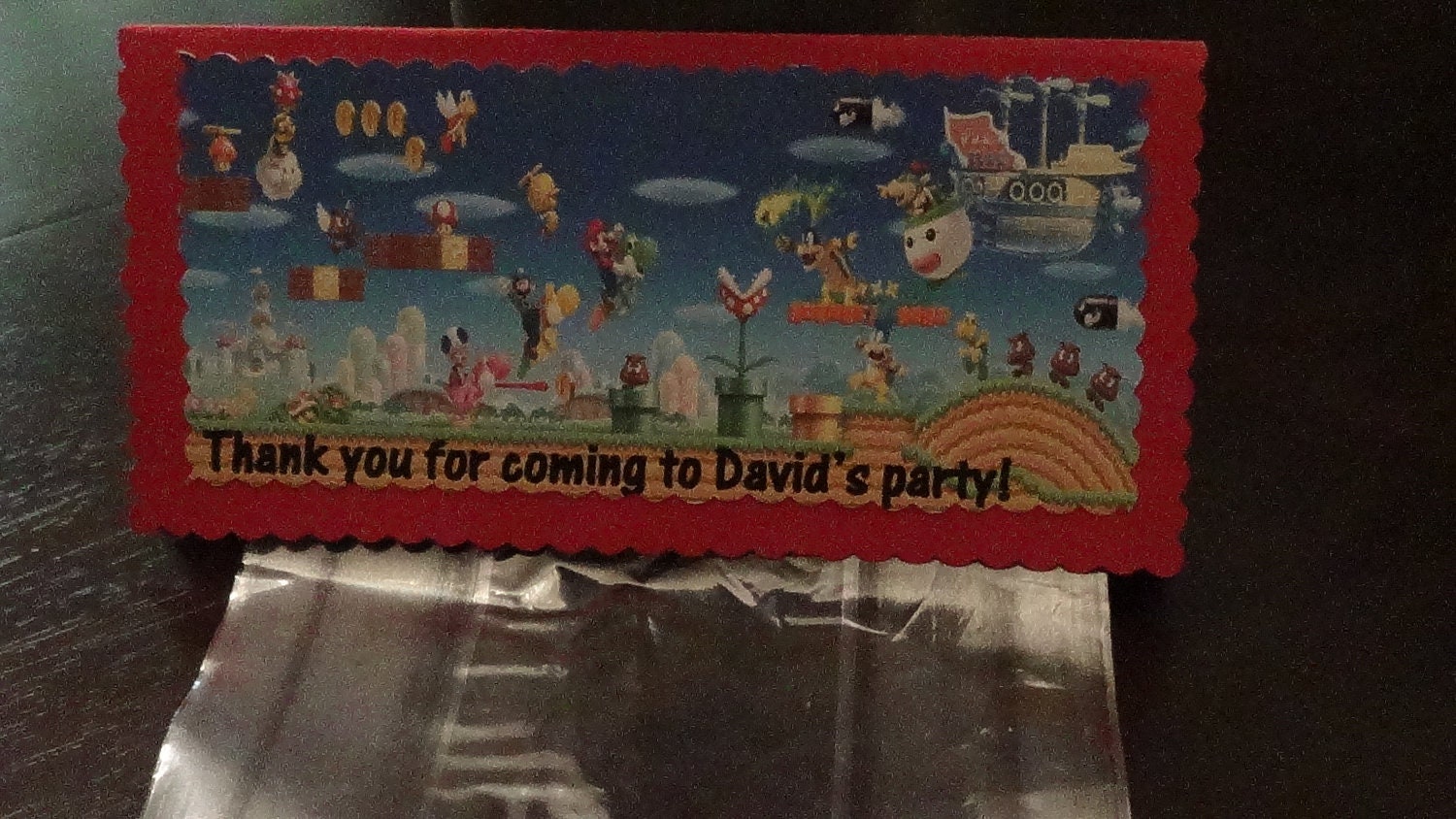 Super Mario Bros personalized treat bag toppers Il_570xn