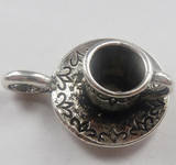 tibetan silver cup Charms 19x26mm