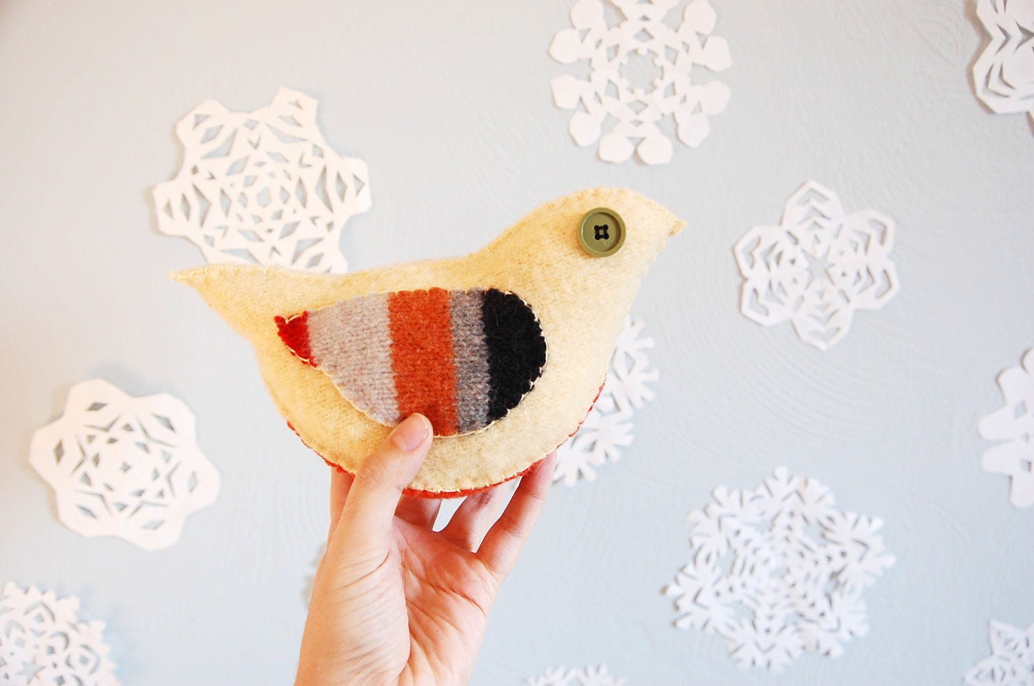 yellow plush bird