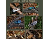 CUSTOM - Leather Feather Bracelet