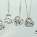 i carry your heart - inspired by the beautiful poem by E E Cummings -The price is for ONE necklace sterling silver tiny heart SimaG