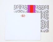 Personalized Notecards - set of 10 - ORIENTAL Collection