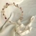 Flower girl halo, Bridal hair accessory, shabby chic wedding headpiece, Vintage Dusty rose Flower crown Babys Breath Bride hairpiece