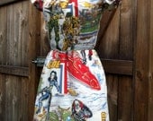 Sweet Little GI Joe Dress Upcycled