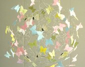 Butterfly Mobile Nursery Decor Baby Girl