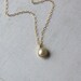 Pier /pearl, vermeil & 14k gold filled necklace