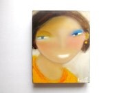 Oil on canvas 8"x10" oil on canvas original painting, figurative fine art