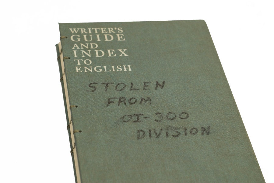 1965 STOLEN Vintage Writer's Notebook Journal
