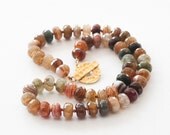 Necklace - Tourmaline and Agate Necklace