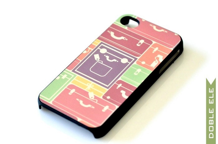 Suitcase iPhone Case - Retro Beige