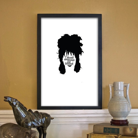 Lydia Deetz Quote Poster - 11x17 Typographic Illustration Inspired by Beetlejuice