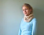 upcycled lightweight infinity scarf floral print