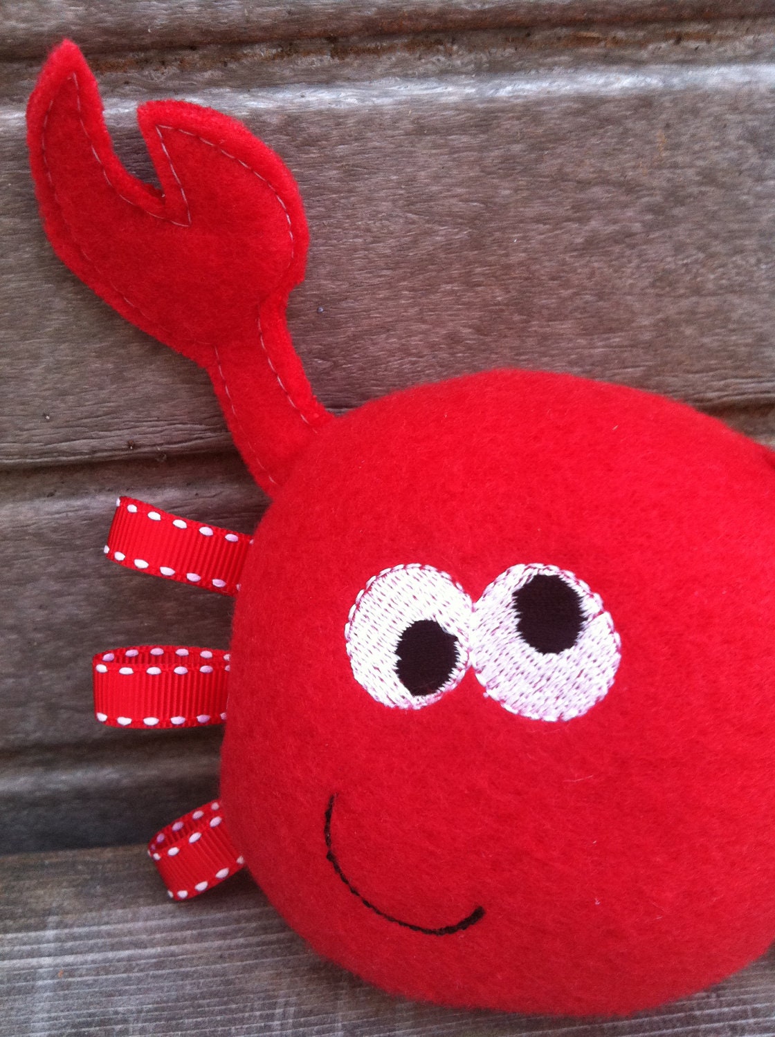 MADE TO ORDER - Crazy Crab Plushie