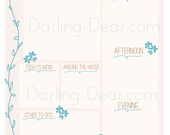 ON SALE--Printable Daily Planner