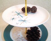Nifty Fifties Two Tier Cupcake Stand