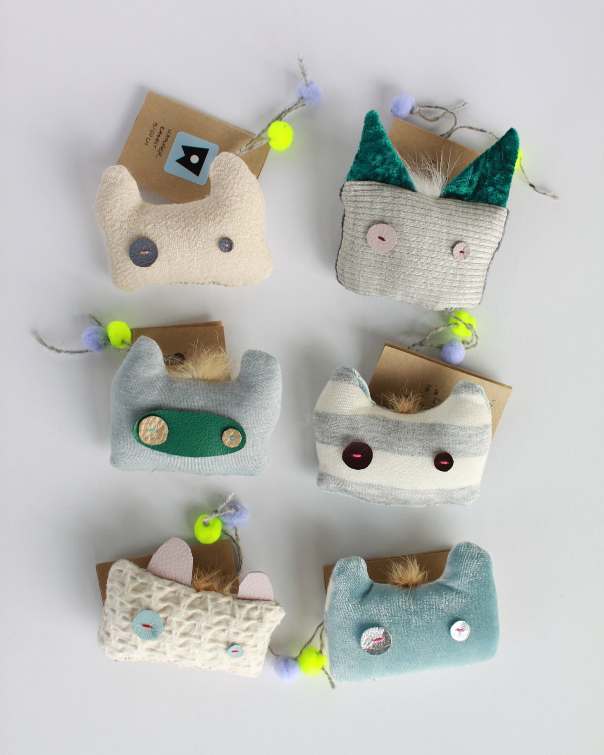 Rabbit Toy Brooches