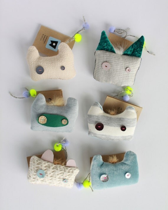 Rabbit Toy Brooches