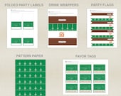 Football Birthday - football party - Football printable party - printable party - Sports Printable - Birthday Party - DIY Printable Il_170x135