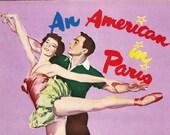 Vintage Movie "Poster," American in Paris, Gene Kelly