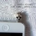 CLEARANCE SALE Clown Skull Cell Iphone Anti Dust Plug Handmade Charm Jewelry