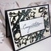 Congratulations Wedding Card - Bold Black & White