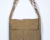 Passion for Papillions Upcycled Crossbody Field Bag