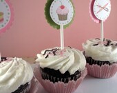 Bake Shoppe...Personalized Baking Party Cupcake Toppers Il_170x135