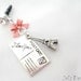 Letters from Paris iPhone dust plug charm, earphone jack charm, Princess phone charm