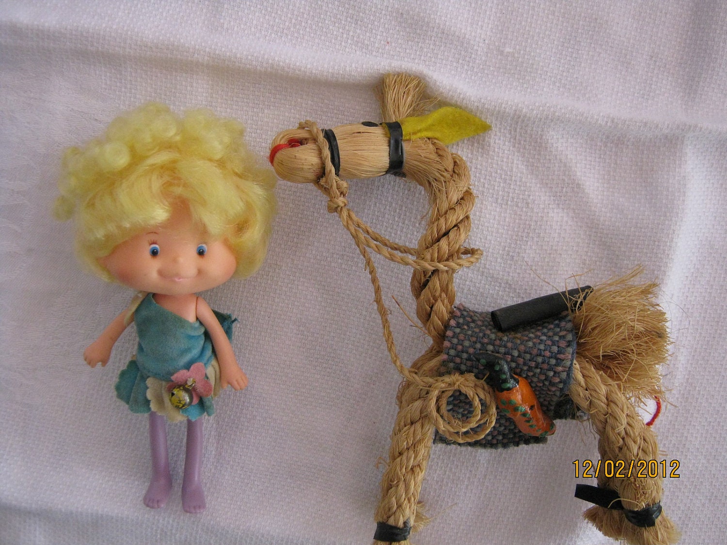Vinyl Doll  Herself the Elf Doll Mattel Company and Rope Horse  c.1980s  By Gatormom13