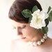 Bridal pearl necklace, CHUNKY pearl beaded choker, wedding jewelry