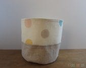 Confetti Bubbles Cloth Basket