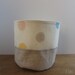 Confetti Bubbles Cloth Basket