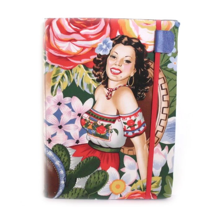 Kindle Fire HD 8.9" cover - Spanish Senorita - pin up tablet case - cute kindle hardcover gadget cover